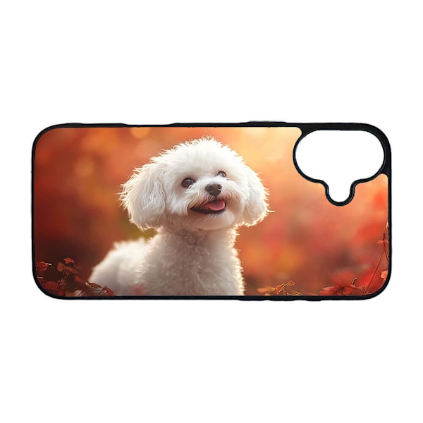 Hund Bichon Frise iPhone 16 Mobiltelefon Skal