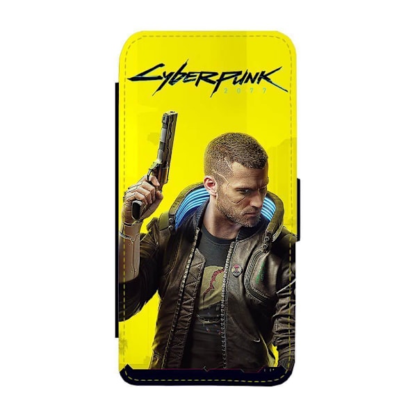 Cyberpunk 2077 iPhone 14 Pro Max Flip Mobilfodral