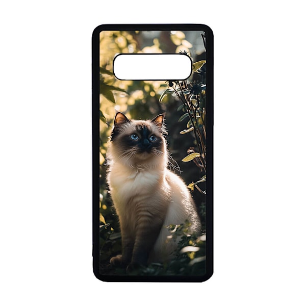 Katt Helig Birma Samsung Galaxy S10 Mobiltelefon Skal