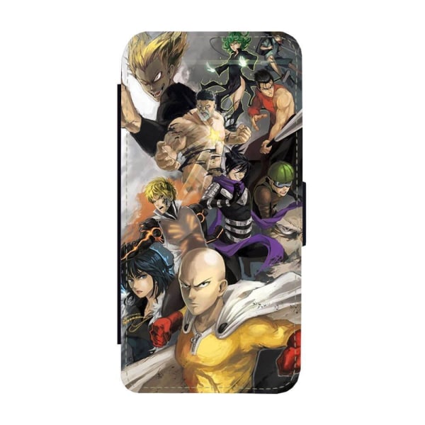Manga One Punch Man iPhone 12 / iPhone 12 Pro Plånboksfodral multifärg