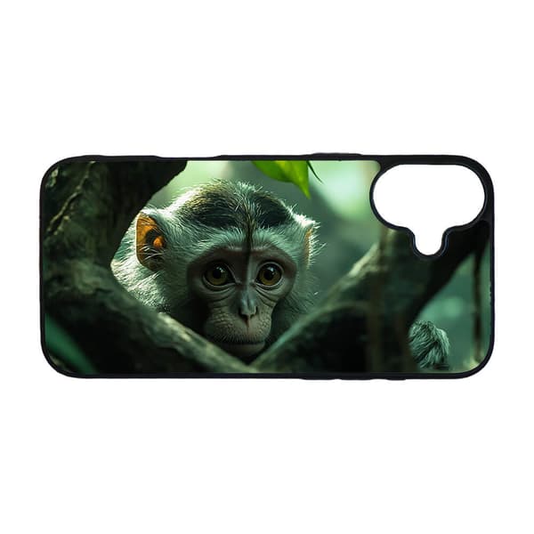Djur Apa iPhone 16 Mobiltelefon Skal