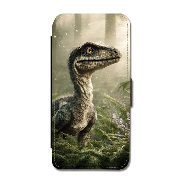 Dinosaurie Velociraptor Google Pixel 8 Pro Flip Mobilfodral