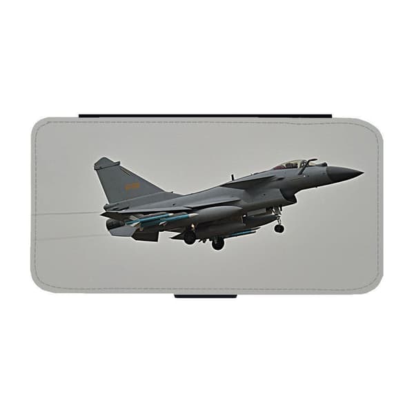Chengdu J-10 Jaktplan iPhone 13 Flip Mobilfodral