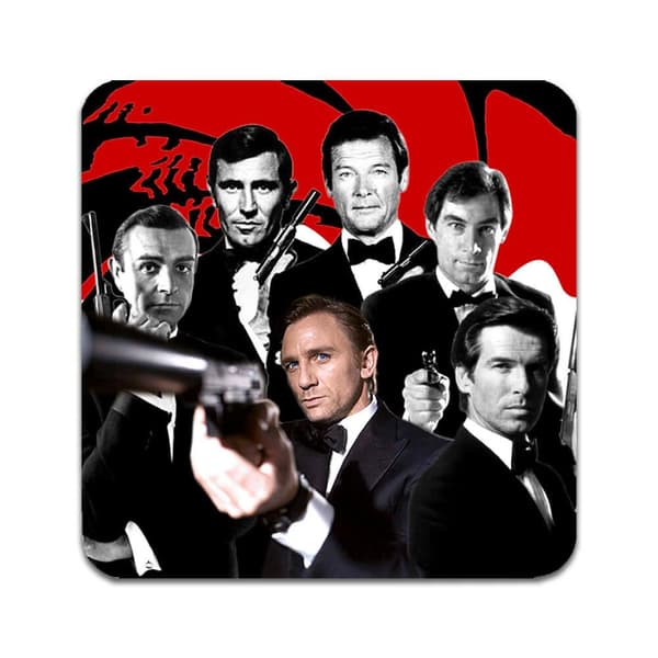 2 ST James Bond 007 Underlägg