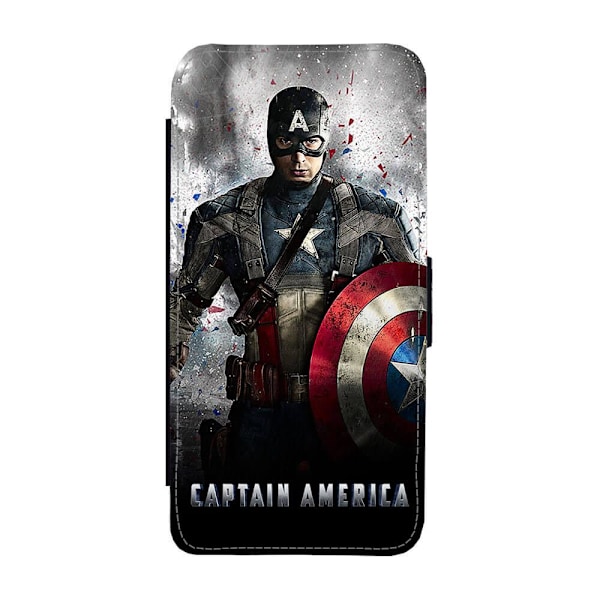 Captain America iPhone X/iPhone XS Plånboksfodral