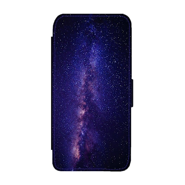 Space Galaxy iPhone 14 Flip Mobilfodral