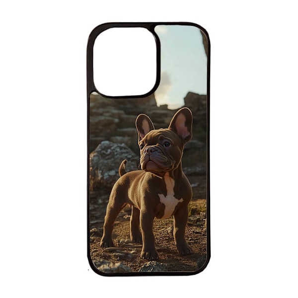 Hund Fransk Bulldogg iPhone 12 / iPhone 12 Pro Mobiltelefon Skal