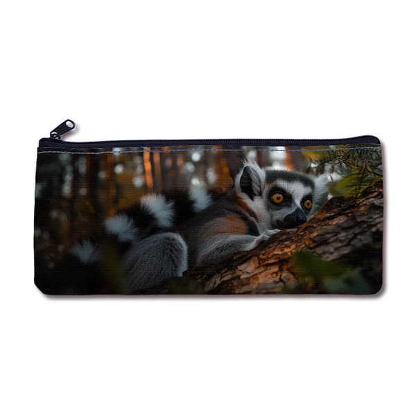 Söt Djur Lemur Pennfodral,Kosmetikväska