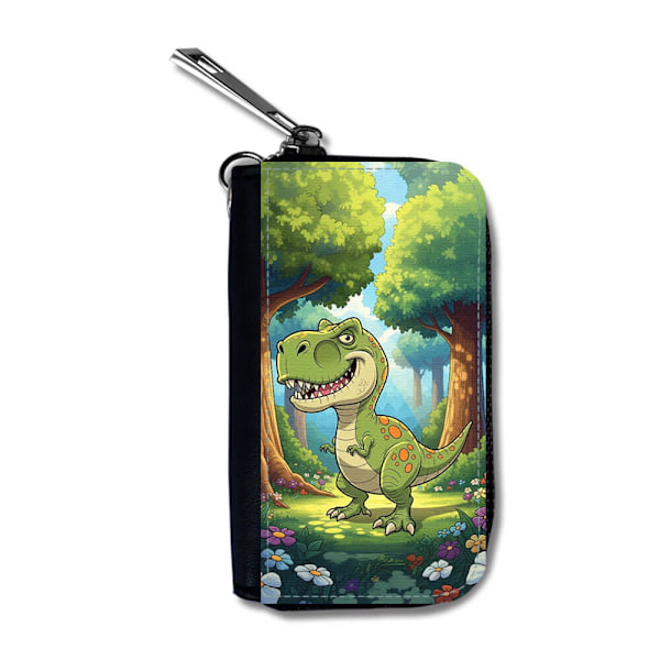 Barn Tecknad Dinosaurie Tyrannosaurus Rex Bilnyckelfodral