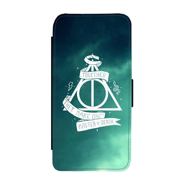 Harry Potter Master Of Death iPhone 16 Plus Flip Mobilfodral