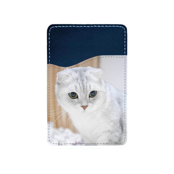Katt Scottish Fold Självhäftande Korthållare För Mobiltelefon multifärg one size