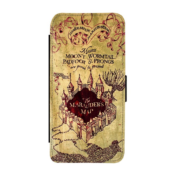 Harry Potter Marauder's Map Google Pixel 8a Flip Mobilfodral