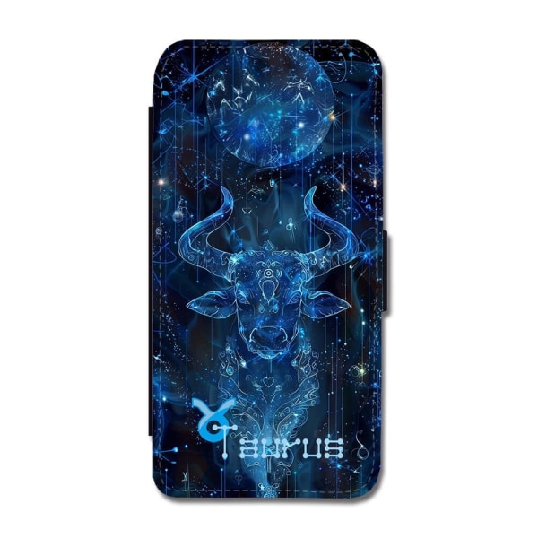 Stjärntecken Oxen iPhone 15 Pro Plånboksfodral multifärg