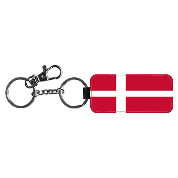 Danmark Flagga Nyckelring