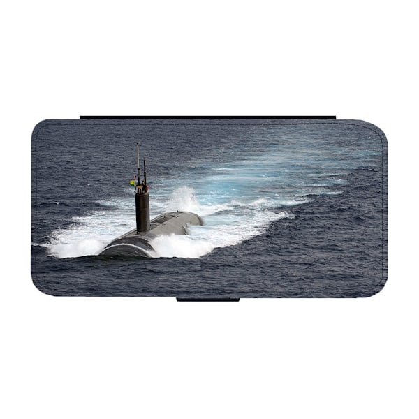 Örlogsfartyg Undervattensbåt iPhone X/iPhone XS Flip Mobilfodral