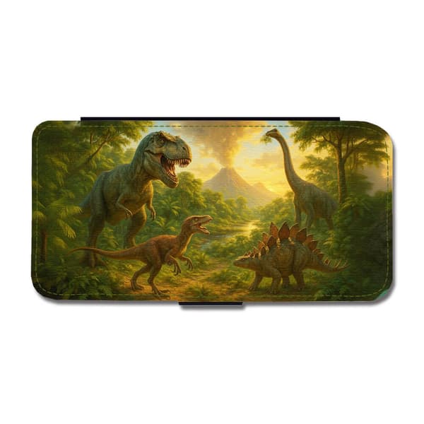 Dinosaurier Samsung Galaxy S25 Edge Flip Mobilfodral