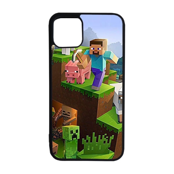 Minecraft iPhone 15 Pro Skal multifärg