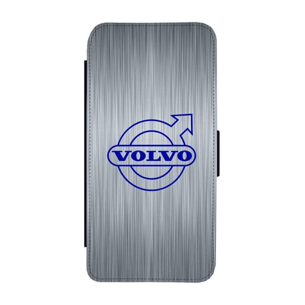 Volvo Logo iPhone 12/iPhone 12 Pro Flip Mobilfodral