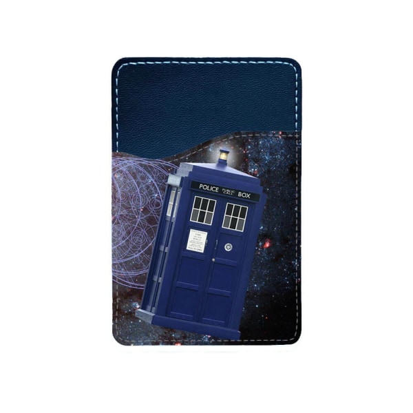 Doctor Who Tardis Självhäftande Korthållare För Mobiltelefon multifärg one size