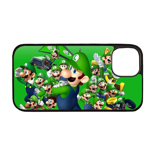 Super Mario Luigi iPhone 15 Pro Skal