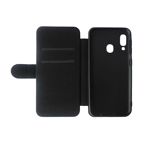 Rosor Målning Samsung Galaxy A20e Flip Mobilfodral