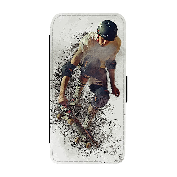 Skateboarding Google Pixel 8a Flip Mobilfodral