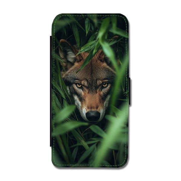 Vilt djur Varg iPhone 17 Pro Max Flip Mobilfodral