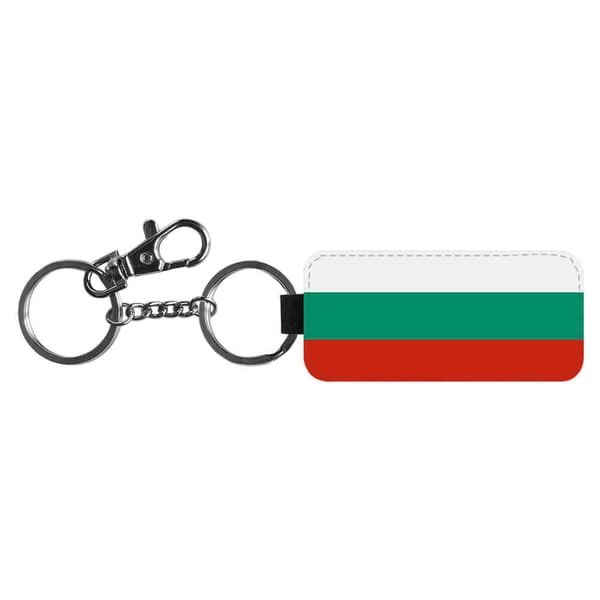 Bulgarien Flagga Nyckelring
