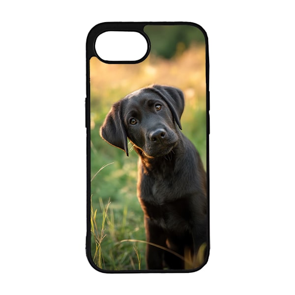 Svart Labrador iPhone 16e Skal
