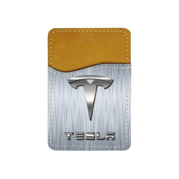 Tesla Silver Logo Universal Mobil korthållare multifärg
