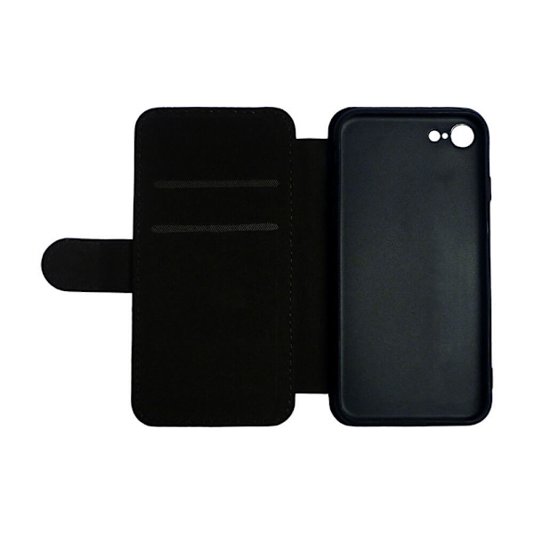 Kaffe Oljemålning iPhone 7/iPhone 8 Flip Mobilfodral