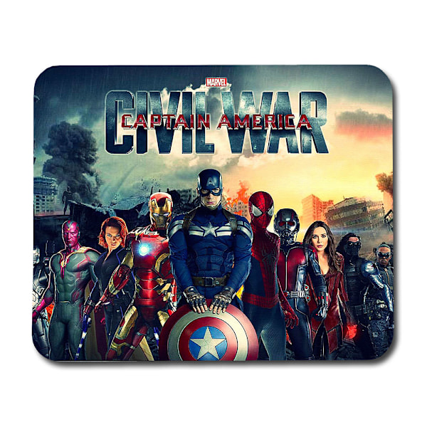 Captain America Civil War Musmatta multifärg one size