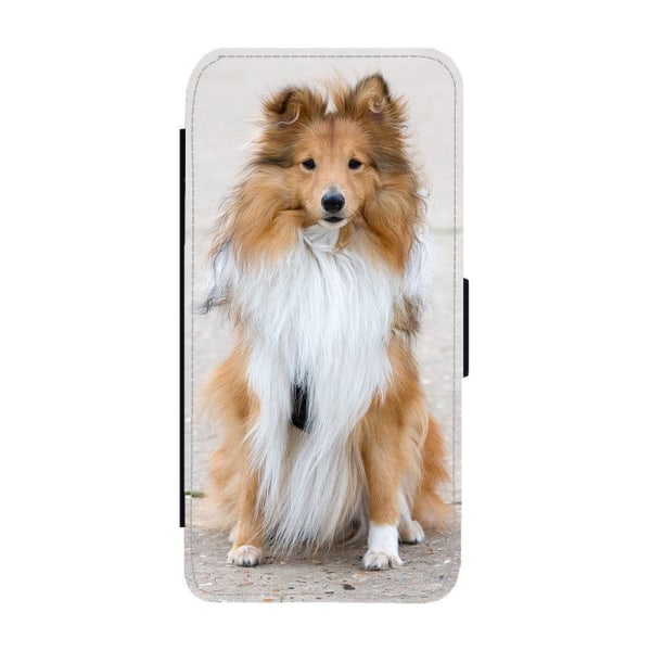 Shetland Sheepdog iPhone 12 / iPhone 12 Pro Plånboksfodral multifärg