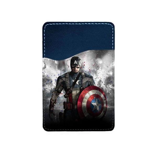 Captain America Självhäftande Korthållare För Mobiltelefon multifärg one size
