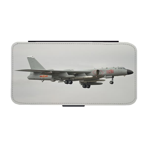 Xian H-6 Strategisk Jetbombplan Google Pixel 8a Flip Mobilfodral
