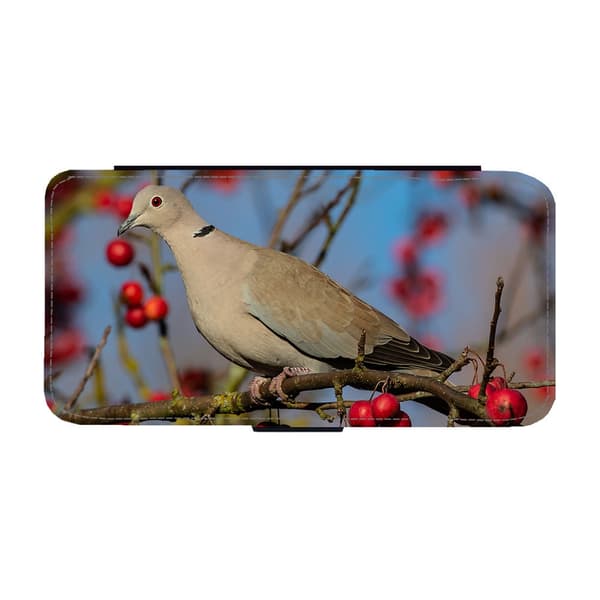 Fågel Turkduva iPhone XS Max Flip Mobilfodral