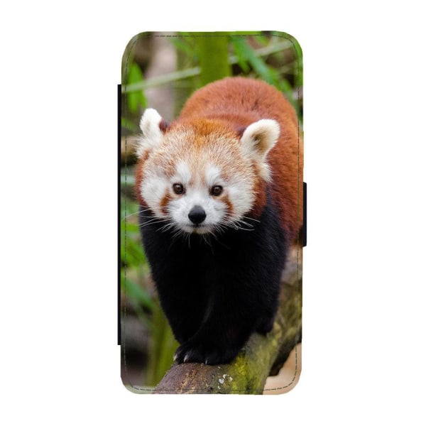 Röd Panda iPhone 12 / iPhone 12 Pro Plånboksfodral multifärg