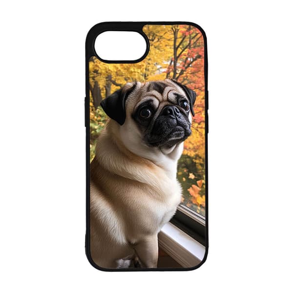 Hund Mops iPhone 16e Mobiltelefon Skal