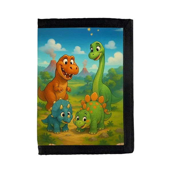 Barn Tecknade Dinosaurier Plånbok