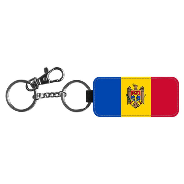 Moldavien Flagga Nyckelring