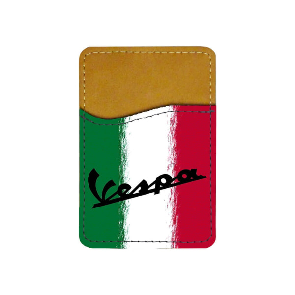 Vespa Svart Logo Universal Mobil korthållare multifärg