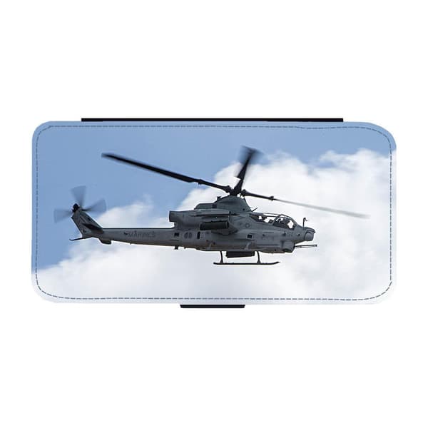 Bell AH-1Z Viper Attackhelikopter iPhone 12 Pro Max Flip Mobilfodral