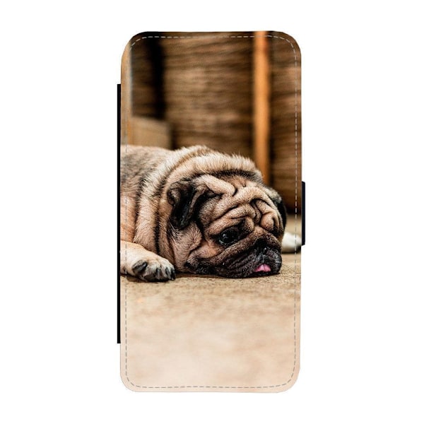 Hund Mops Google Pixel 8 Pro Flip Mobilfodral