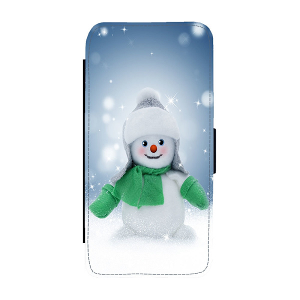 Snögubbe Google Pixel 8a Flip Mobilfodral