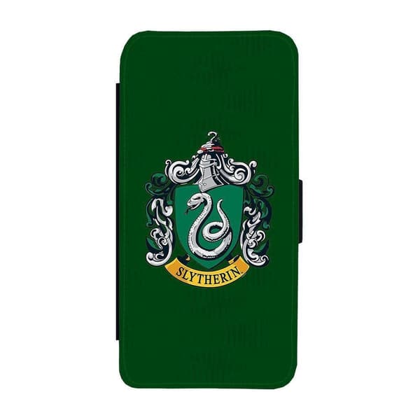 Harry Potter Slytherin iPhone 15 Flip Mobilfodral
