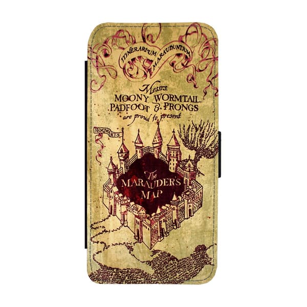 Harry Potter Marauder's Map iPhone 11 Flip Mobilfodral