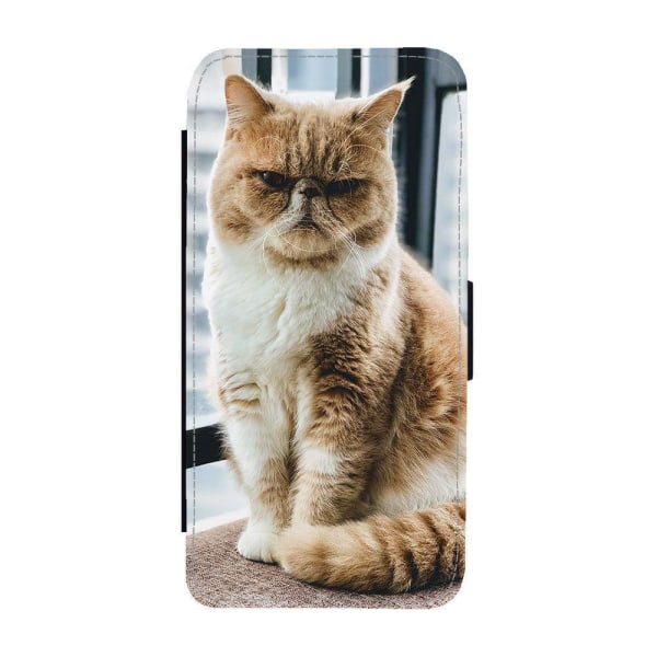 Katt Exotic iPhone 12 Mini Plånboksfodral multifärg