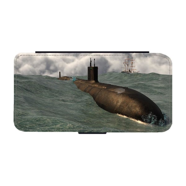 Örlogsfartyg U-båt iPhone 12 Mini Plånboksfodral multifärg