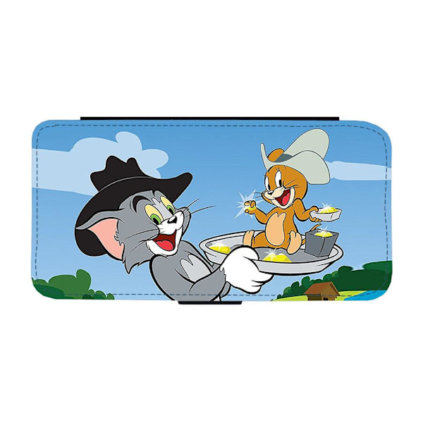 Tom and Jerry iPhone 12 Pro Max Flip Mobilfodral