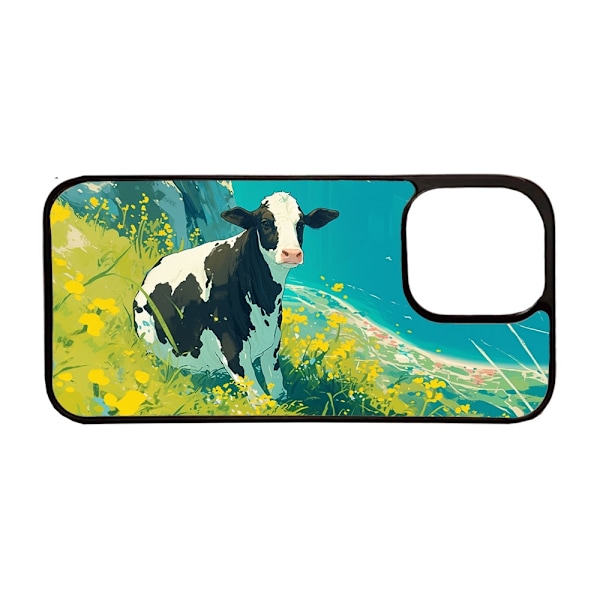 Barn Tecknad Ko iPhone 15 Plus Skal